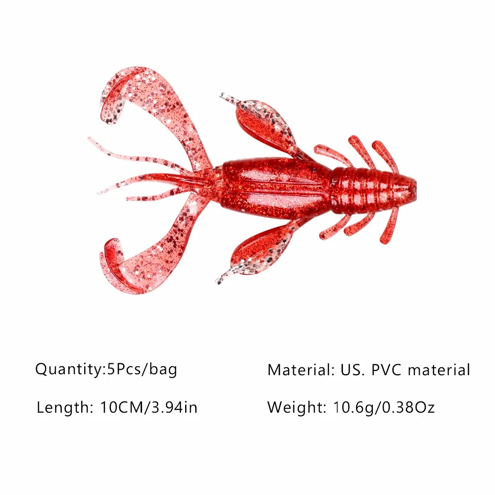 Fishing Lures Craws Shrimp Soft Lure Fishing Bait Wobblers Bass Lures Silicone