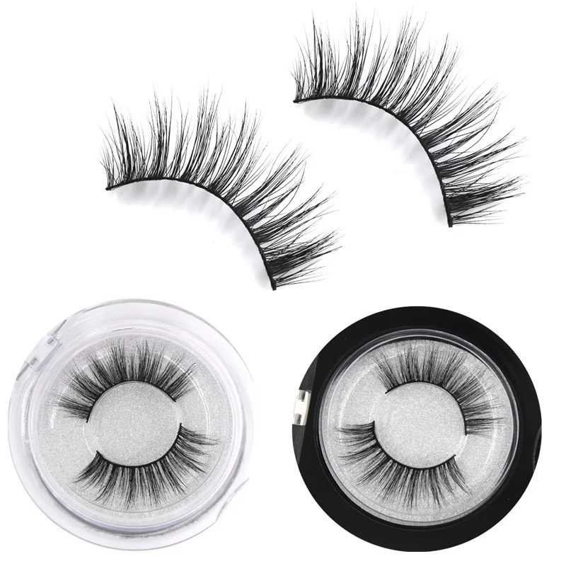 

YOKPN Eyelash Mink 3D Hair Natural Fake Eyelashes Soft Black Curl Long Lashes Pure Handmade Mink Makeup False Eyelashes Tools