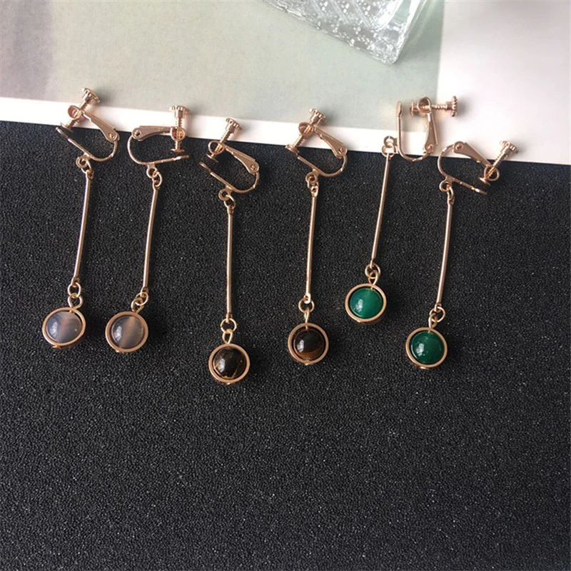 SexeMara Classic Elegant Round Crystal Rhinestone Long Tassels Loop Dangle Earrings Wedding Exquisite Jewelry for Women Gift | Украшения и