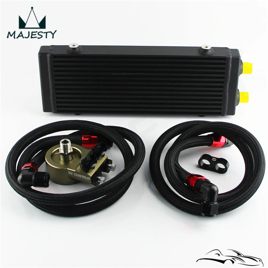 

Medium Dual Pass 14" Oil Cooler Kit Fits For 2016 H*onda C*ivic 10 X 220 Turbo 1.5T