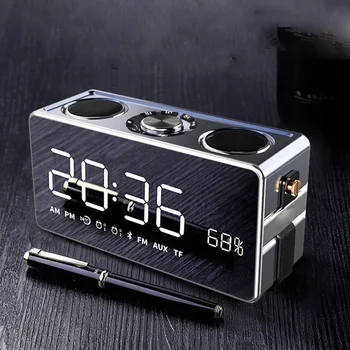 

Watch Support TF Card AUX Subwoofer Music Player Wireless Bluetooth Alarm Clock FM Radio LED Digital Clock Snooze Electronic