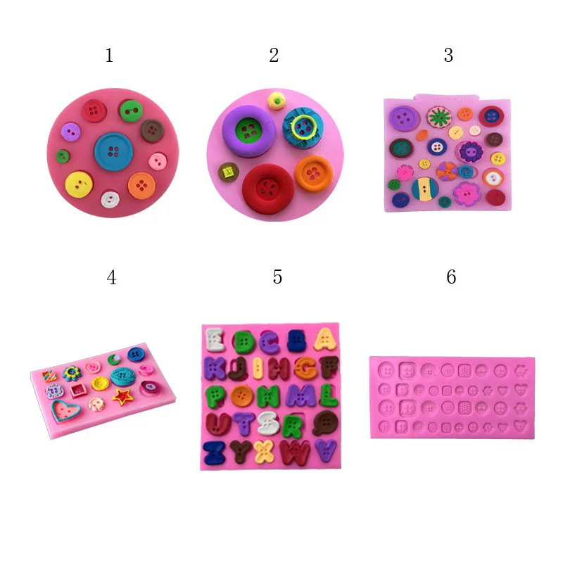 Coin shape buttons Sugar Mold silicone mold cake decorating tools | Дом и сад