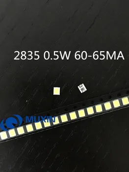 

100pcs SMD LED 2835 White Chip 0.5W 3V 150mA 50-55LM Ultra Bright SMT 0.5 W Watt Surface Mount PCB LED Light Emitting Diode Lamp