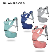 Высокое качество Детские Рюкзак 0~ 36 м дышащий слинг Передняя переноски ребенка Hipseat Многофункциональный новорожденных Обёрточная бумага детские кенгуру сумка