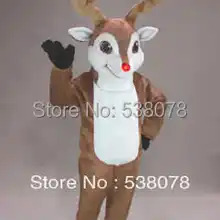 Зимний Рождественский Randolph костюм талисмана для взрослых Размер маскотт костюм маскота костюм кунг-фу панды для вечерние карнавальные SW636