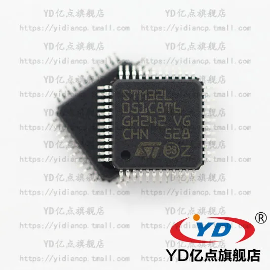 5 шт. 10 100% Новые оригинальные STM32L051 LQFP48 STM32L051C8T6 бесплатная доставка лучший выбор |
