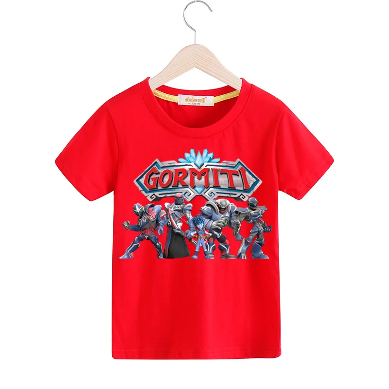 Child Boy Girl Gormiti T-shirts Clothing Kids Summer Short Sleeve 100%Cotton Tshirts Tee Top Costume For Baby T Shirt 2019 TX165 (6)