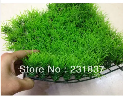 Image 2015 New Arrival Artificial Green Grass Mat Plastic Fake Plant Lawn Encryption Turf Aquarium Ornament Sod Home Garden Decoration