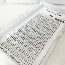 10 лоток объем ресницы Mix Длина с Curl Индивидуальный Накладные ресницы расширение поддельные накладные корейский ресницы 9-14 Mix