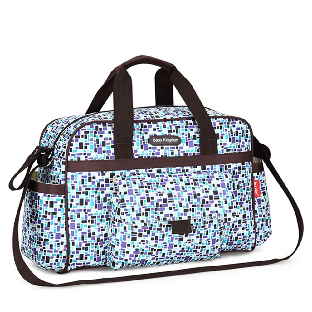  insular Brand Diaper Bag Colorful-plaid Large-capacity Mummy Handbag Maternity Shoulder Bag Baby Na