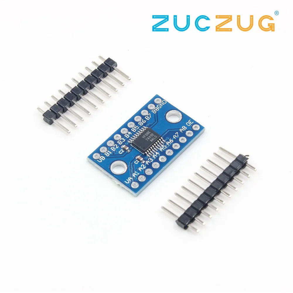 10pcs TXS0108E 3.3V 5V 8 Channel Logic Level Serial Converter TTL 8Ch Bi-direct