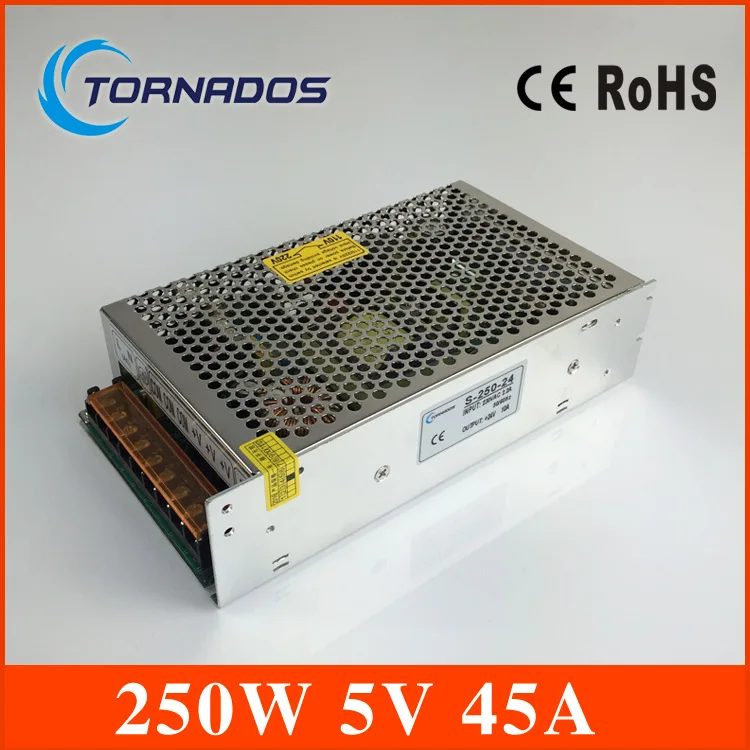 250W DC 5V 45A Switching Power Supply Transformer LED CCTV Camera DVR