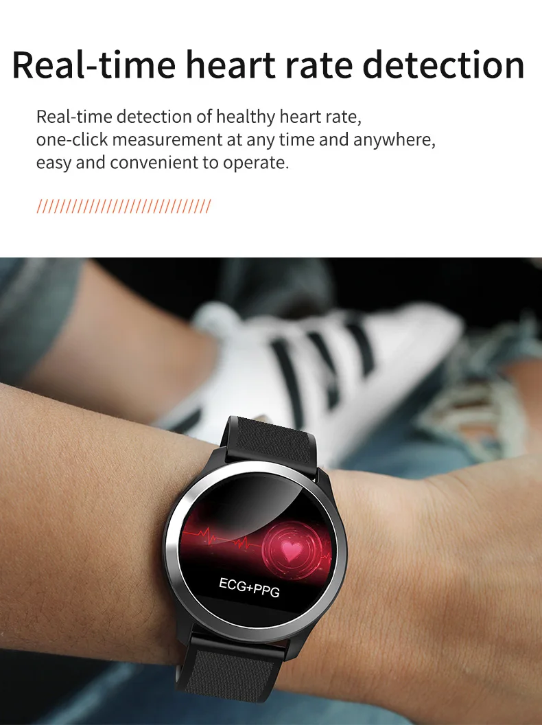 LEMFO Z03 Smart Watch Men PPG+ ECG IP68 Waterproof Heart Rate Blood Pressure Sport Smartwatch For Android IOS Phone