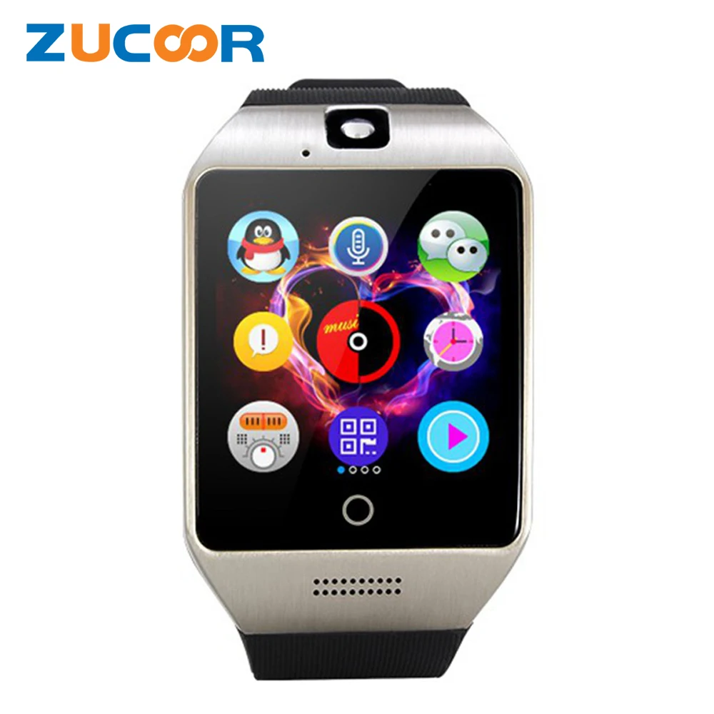 Q18 Bluetooth Smart Wrist font b Watch b font Phone Q18S With Camera TF SD SIM