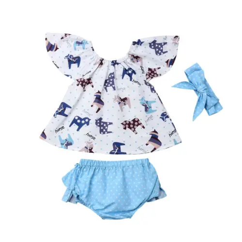 

Princess Newborn Toddler Baby Girls Animal Tops Dress Harem Shorts Pants Clothes