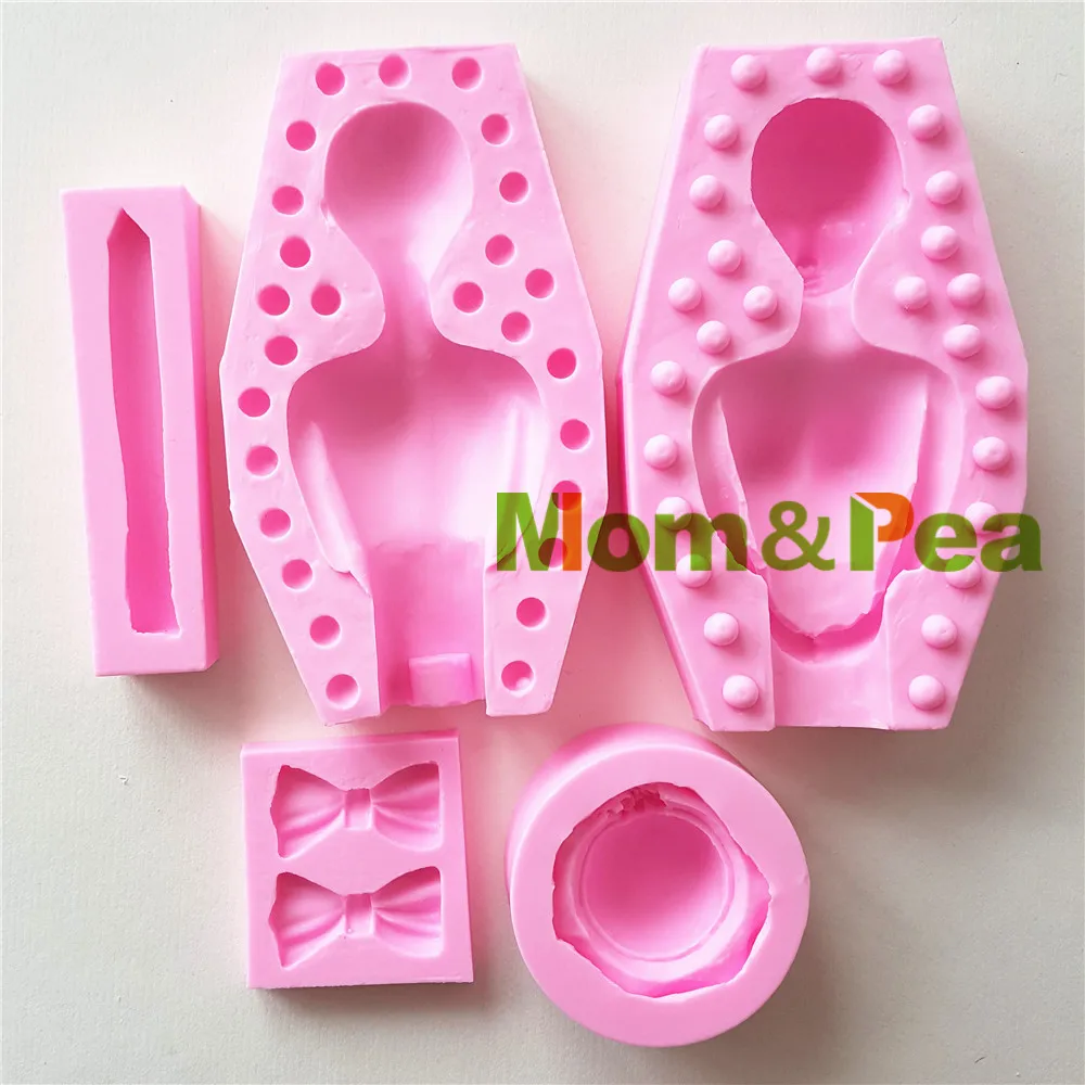 1280 Бесплатная доставка силиконовая форма Mom & Pea для украшения торта 3D мастики