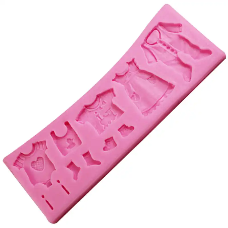 Пищевая силиконовая Детская рубашка платье Одежда DIY торт 3D форма помадка для