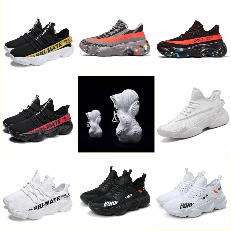 

Hot Sale 2019 New Running Shoe Youth Men Casual Wild Trend shoe Boy Outdoor Jogging Breathable Mesh Sneaker Zapatillas deportiva