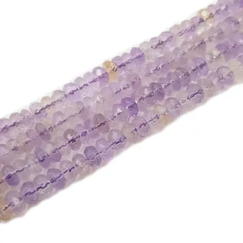 

LiiJi Unique Real Ametrines Faceted Abacus Loose Beads Appprox 4x6mm For DIY Jewelry Making approx 39cm