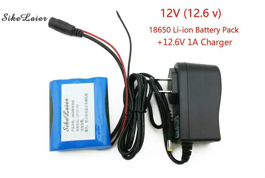 

12V 2000 mAh High Speed 15C 22A Discharge 18650 Li-ion Battery for Electric Hand Drill Use with 12.6V 1A Charger