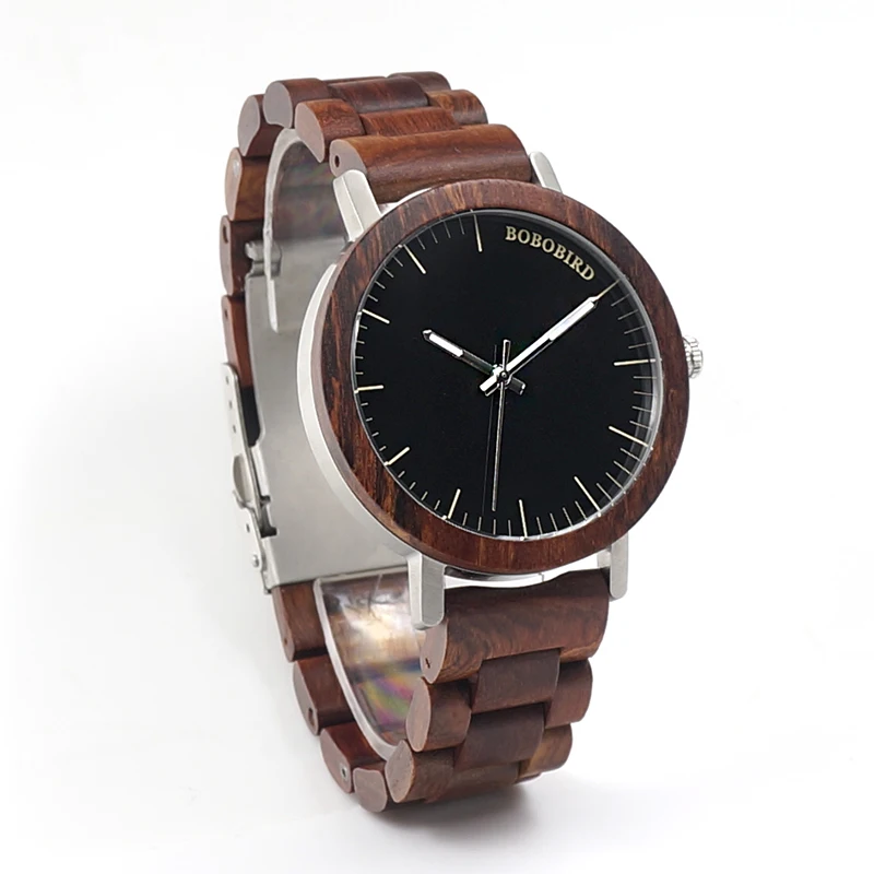 BOBO BIRD Brand M16 All Wooden Watch Men Casual Luxury Wood Strap Wristwatches Gifts Watch reloj masculino