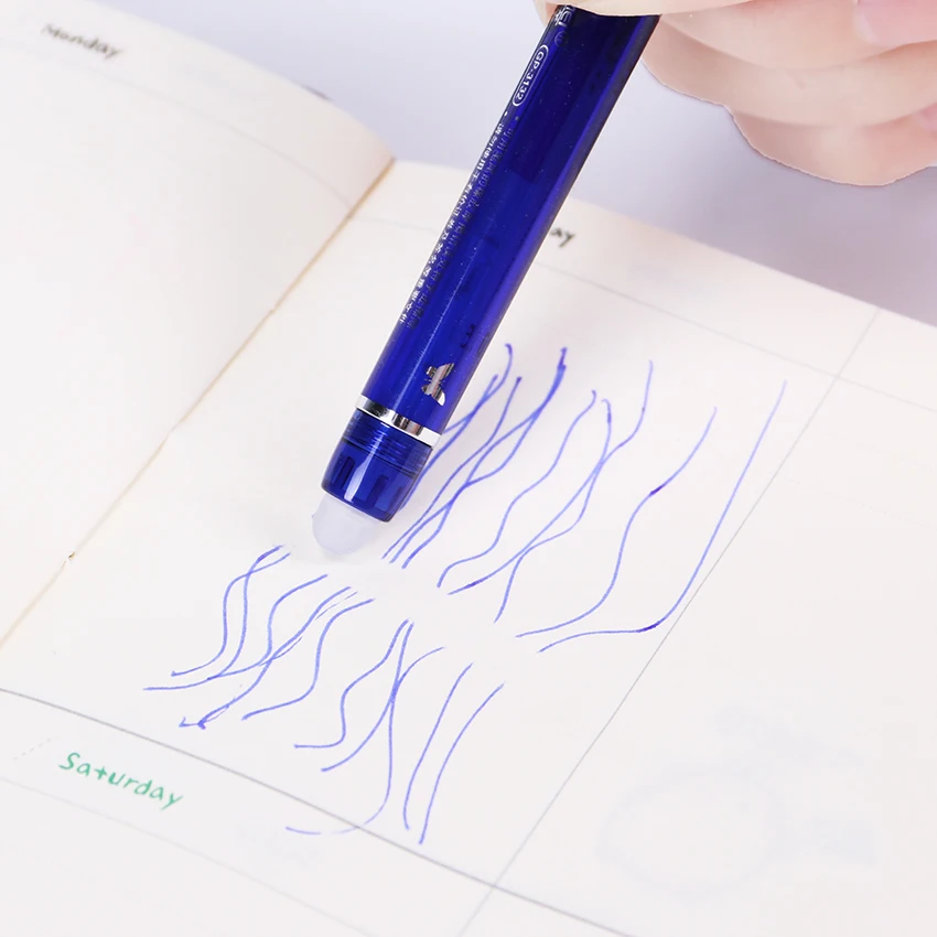 1 шт. стираемая гелевая ручка 0 5 мм 150 мм|gel pen|erasable penblack pen |
