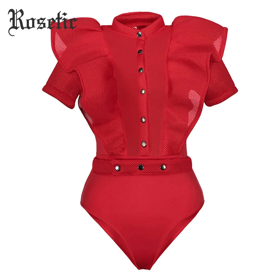 Rosetic Black Jumpsuits For Women Gothic Combinaison Femme Sexy Body Women One Piece Mesh Bodysuit Womens Clothing Romper Rosetic Black Jumpsuits For Women Gothic Combinaison Femme Sexy Body Women One Piece Mesh Bodysuit Womens Clothing Romper