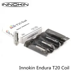 5 шт. Innokin Endura T20 спираль атомайзера замена катушки для Endura T20 бак 1.5ohm натуральная японская хлопчатая бумага катушка электронная сигарета