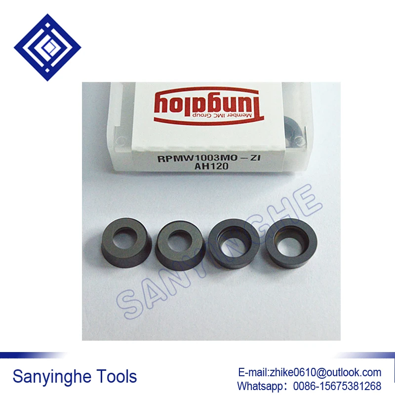 Бесплатная доставка, высокое качество sanyinghe 50 шт./лот rpmw1003mo-zi ah120 карбида cnc фрезерный Вставить