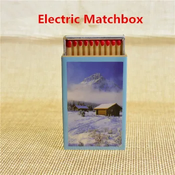 

Electric Matchbox Plastics April Fools Day Props Funny Toys Creative Spoof Toy Matchboxes