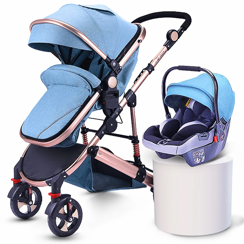 7,8 многофункциональный высокий пейзаж 2 в 1 детская коляска Младенческая Переноска детская люлька безопасности Carseat - Цвет: 04