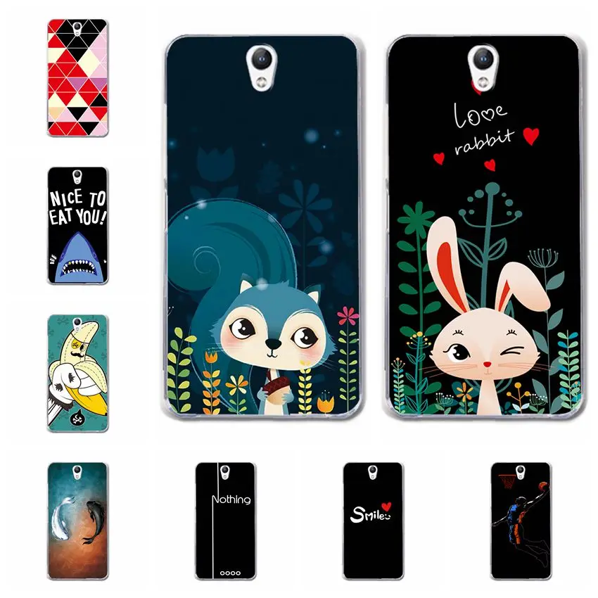 

Coque For Lenovo Vibe S1 Lite Cases Cover Bunny Animal Soft Silicone Phone Case For Lenovo S1La40 S1C50 S1A40 Back Cover 5.0"