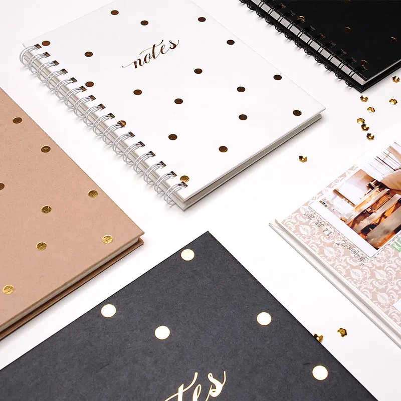 

Dokibook Planner 2019 Creative Retro Homemade Coil Book School Notebook Dotted Line Grid Paper Journal Gifts Stationery