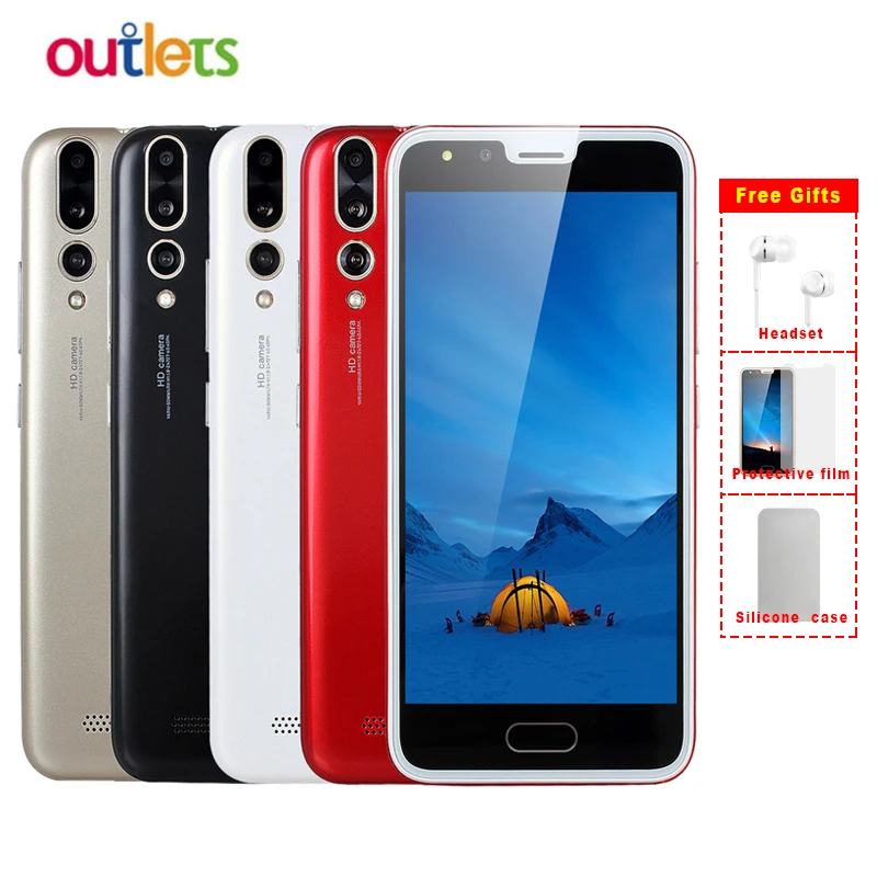 Cectdigi P20 смартфон с 5 дюймовым дисплеем четырёхъядерным процессором MTK6572 ОЗУ 3 ГБ