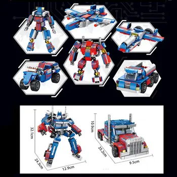 

Panlos 621018 833Pcs Technic Robot Series The Changing Robot Set Building Blocks Bricks Big Truck Robot Kids Car Toys Gifts
