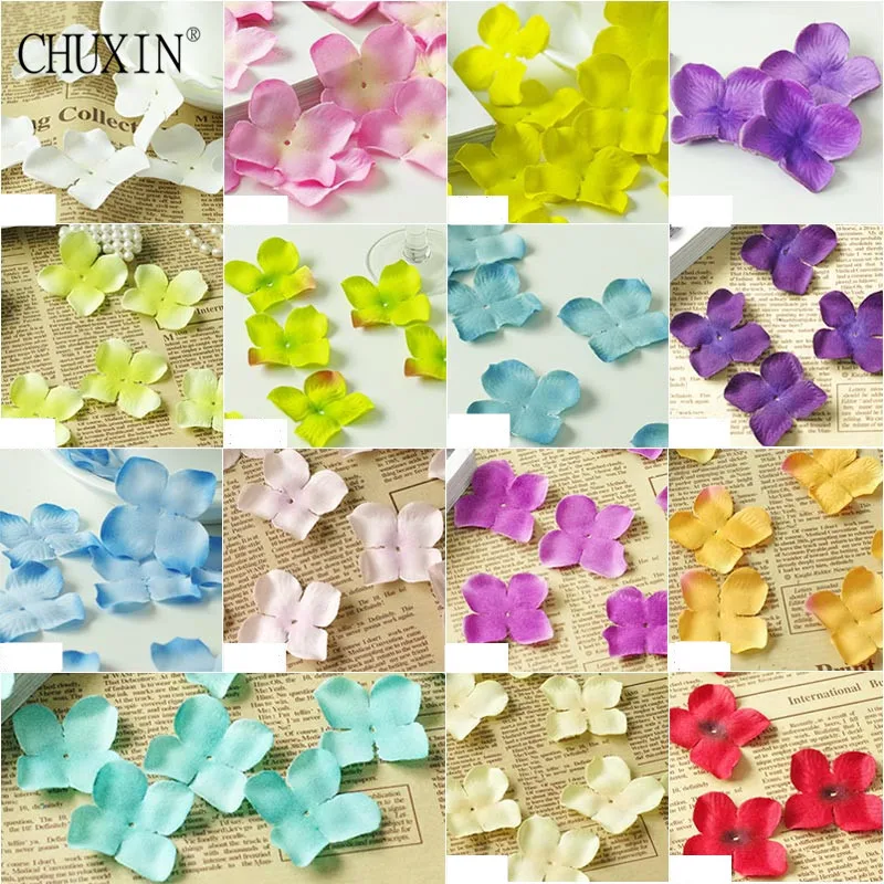 

103pcs Hydrangea petals Simulation Cherry Blossom Petals Wedding Petals Fake Artificial Flower Home Wedding Decor