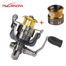 TSURINOYA 2000 Spining Рыболовная катушка 9+ 1BB/5,2: 1 металлическая катушка Moulinet Peche Рыболовные катушки Carretilha De Pesca катушка рулевого колеса