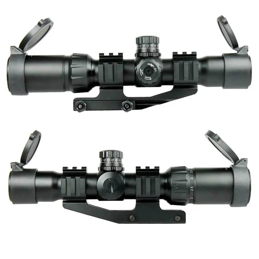 1.5 4X30 Hunting Riflescopes Red/Green Dot Airsoft Air Guns Scopes