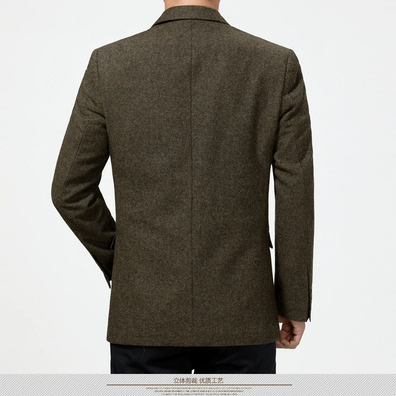 WAEOLSA Men Woollen Blends Blazers Camel Woll Suit Blazer Man Navy Blue Gray Blazer Male Business Outfits Blazer Hombre (8)