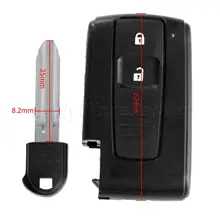 For Toyota Prius Fob 2 Buttons Replacement Keyless Entry Car Smart Remote Key Fob Shell Case W/ Blade For Toyota Prius 2004-2009 For Toyota Prius Fob 2 Buttons Replacement Keyless Entry Car Smart Remote Key Fob Shell Case W/ Blade For Toyota Prius 2004-2009