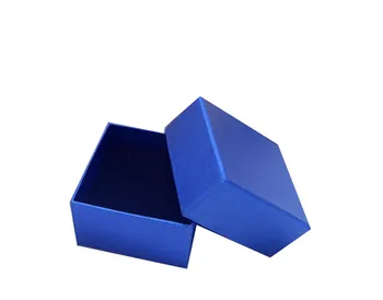

Box For Jewelry 6.5*6.5*4cm Free shipping wholesale 70cs/lot Dark Blue Necklace Pendant Packaging Box Jewelry Gift Paper Boxes