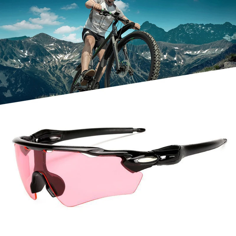 

PC Explosion-proof Polarized Sunglasses Visor Reflective Cycling Sunglasses Goggles Riding Bike Sunglasses for Outdoor Sports