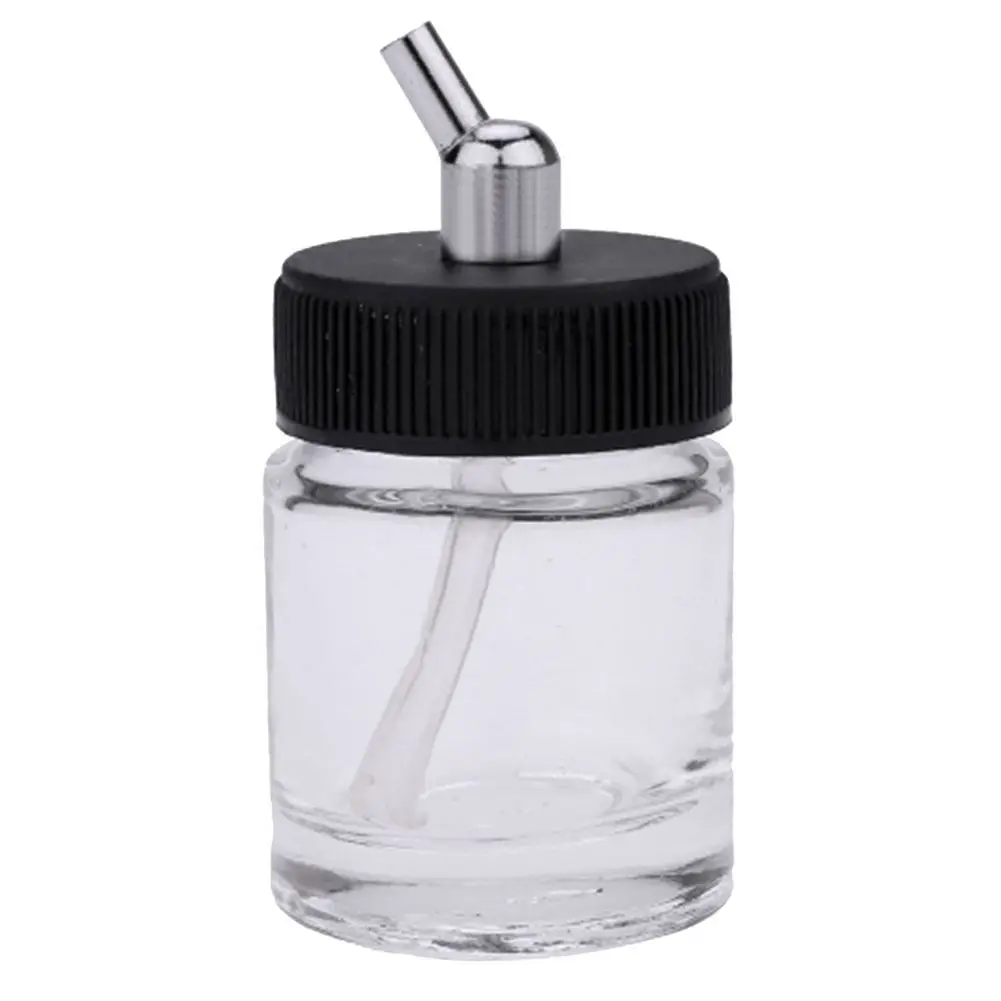 HOT GCZW Airbrush Glass Bottle Standard Suction Lid 10Pcs Air Brush