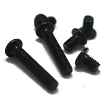 

3D printer parts 20pcs M5 Low Profile Screws M5*6/8/10/12/15/20/25mm black color