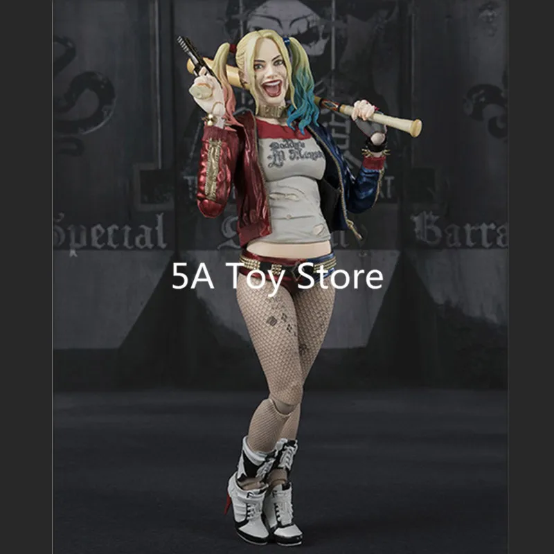 

SHF S.H.Figuarts DC Suicide Squad Harley Quinn PVC Action Figure Collection Model Kids Toy Doll 15CM