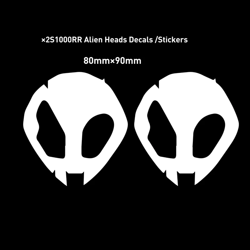S1000RR Alien Head Logo Decals / Stickers for BMW HP4 (2 STICKERS) | Автомобили и мотоциклы