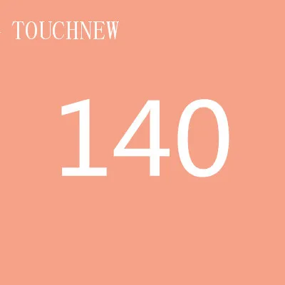 TOUCHNEW, 168 цветов, одиночные художественные маркеры, кисть, эскиз, на спиртовой основе, маркеры, двойная головка, манга, ручки для рисования, товары для рукоделия - Цвет: 140