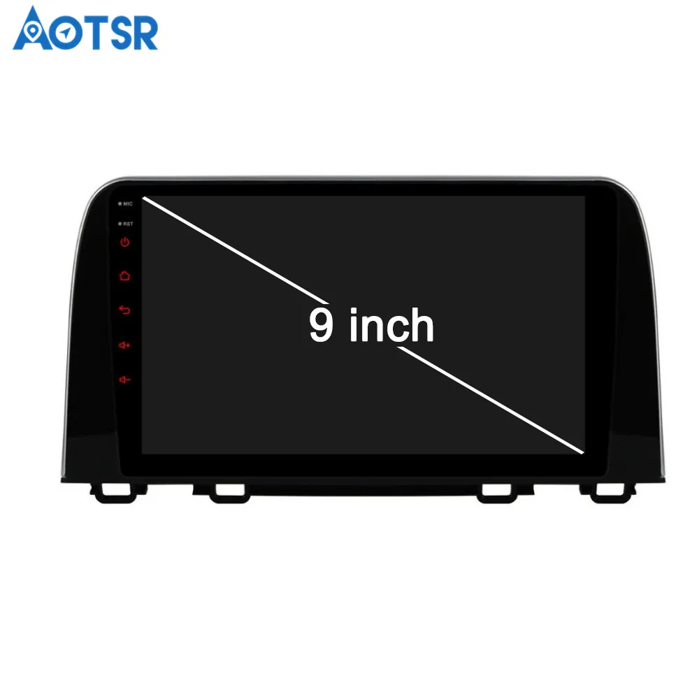 Aotsr Android 8 1 автомобильный DVD плеер GPS навигация для Honda CRV 2017 2018 радио мультимедиа