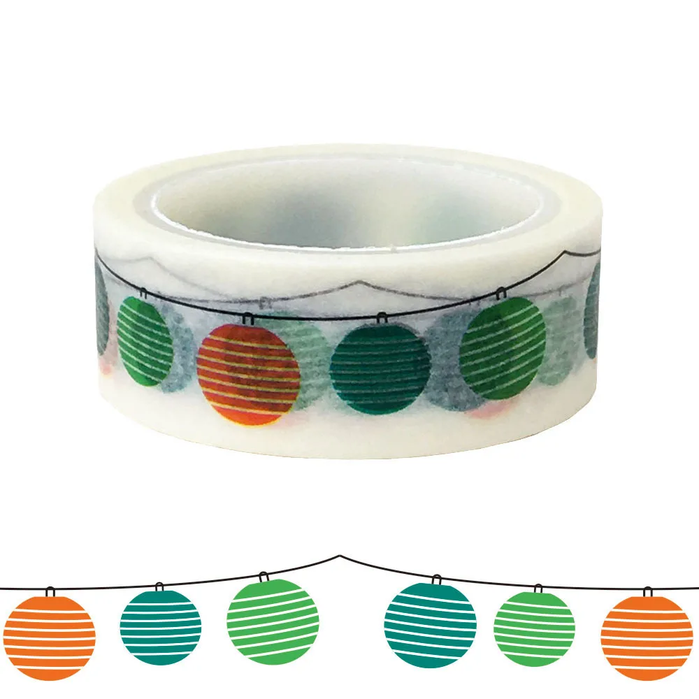 

20pc/set Holiday Balloon Lantern Gift Packaging DIY Beautification and Paper Washi Tape for Holidays