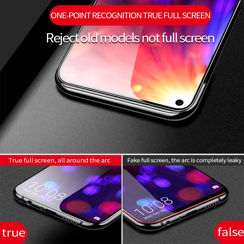 Защитное закаленное стекло для HUAWEI P30 Honor V20 V10 10 9i 9 8 8X 7 7C HD Full Screen Protector|Защитные